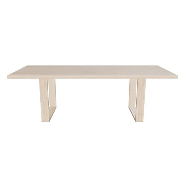 Leo Solid Wood Rectangle Dining Table - Image 5