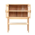 Ema Solid Wood Rattan Cabinet - Image 6