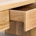 Bida Solid Wood TV Stand with 3 Drawers - Image 6