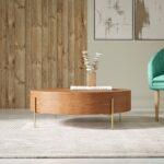 Bola Solid Wood Round Coffee Table - Image 3