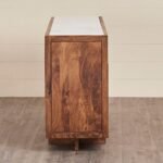 Vale Solid Wood Rattan Sideboard - Image 7