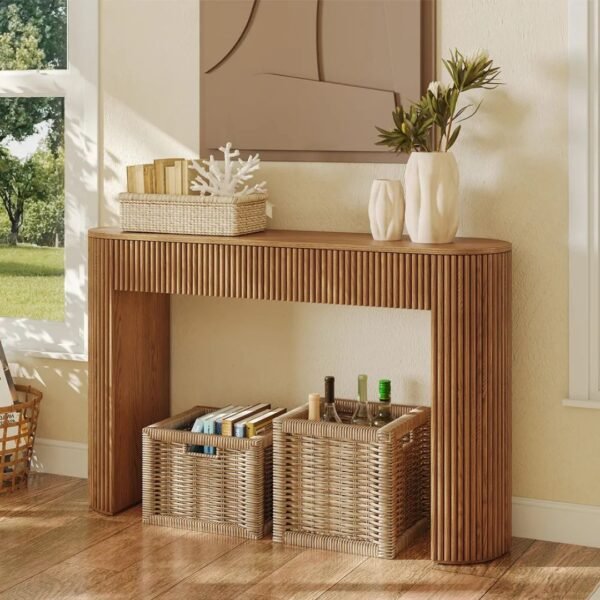 Jeka Solid Wood Console Table - Image 1
