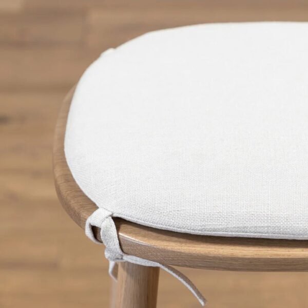 Deka Solid Wood Upholstered Bar Stool - Image 4