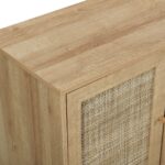 Claasic Woven Rattan 3-Door Sideboard - Image 7
