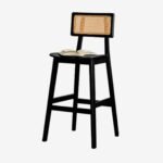 Contemporary Solid Wood Bar Chair - Image 8