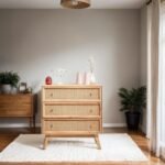 Kaza Solid Wood & Rattan Chest of 3 Drawer - Image 2