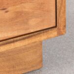 Liva Solid Wood TV Cabinet with Shelf - Image 7
