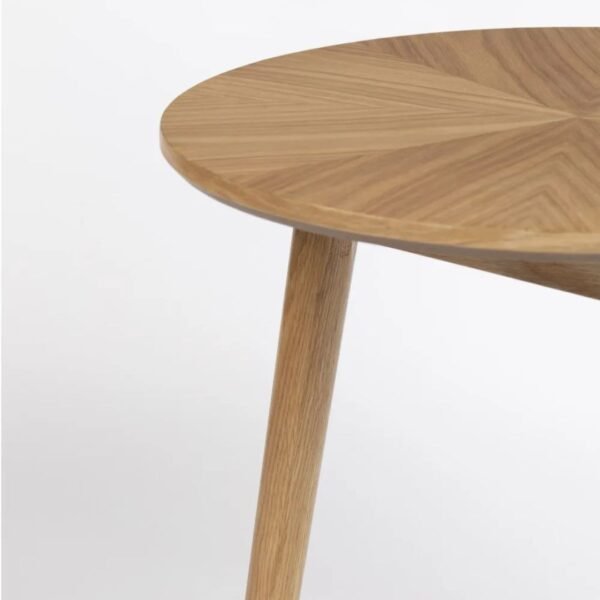 Miba Solid Wood Round Side Table - Image 6