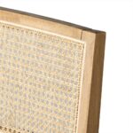 Sobo Solid Wood Rattan Bar Chair - Image 9