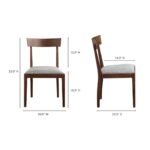 Hady Solid Wood Dining Chair - Image 8