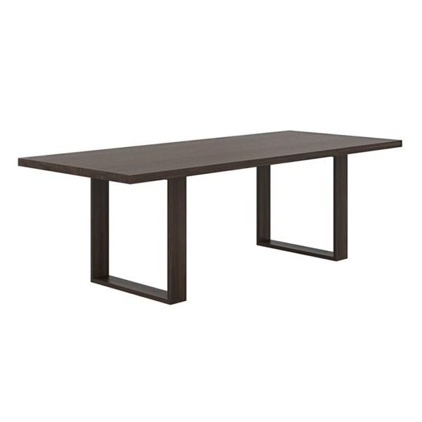Leo Solid Wood Rectangle Dining Table - Image 9