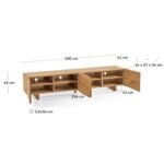 Mamba Modern Solid Wood TV Cabinet - Image 9
