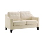 Waza Upholstered Fabric 2-Seater Slope Arm Sofa - Image 3