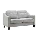 Waza Upholstered Fabric 2-Seater Slope Arm Sofa - Image 8