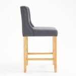 Habo Solid Wood Upholstered Bar Chair - Image 6