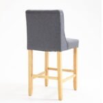 Habo Solid Wood Upholstered Bar Chair - Image 5