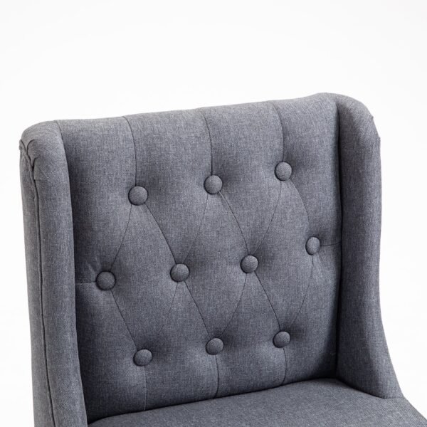 Habo Solid Wood Upholstered Bar Chair - Image 7