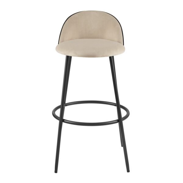 Bono Metal Upholstered Bar Stool Set of 2 - Image 3