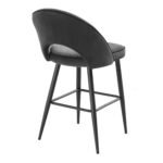 Dali Set of 2 Velvet Upholstered Counter Stools - Image 5