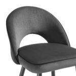 Dali Set of 2 Velvet Upholstered Counter Stools - Image 6