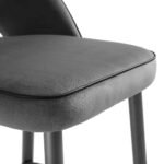 Dali Set of 2 Velvet Upholstered Counter Stools - Image 7