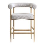 Furo Solid Wood Upholstered Bar Chair - Image 2