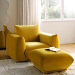 Dami 1-Seater Upholstered Sofa Armchair - Image 2