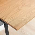 Moda Solid Wood Metal Desk - Image 5