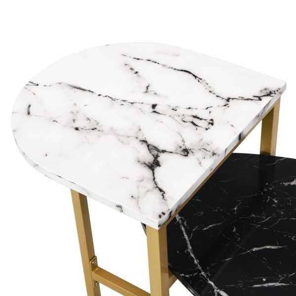 Siba Marble Metal Coffee Table - Image 6