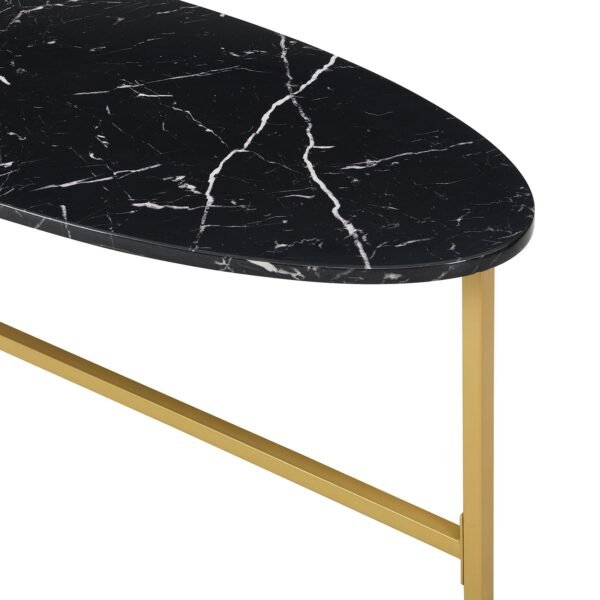 Siba Marble Metal Coffee Table - Image 5