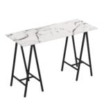 Raga Marble Effect Console Table - Image 2