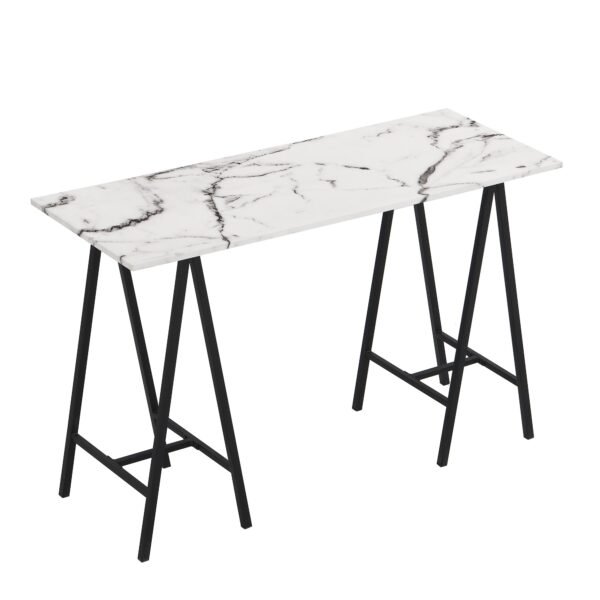 Raga Marble Effect Console Table - Image 2