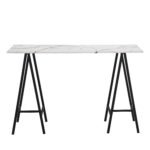 Raga Marble Effect Console Table - Image 3