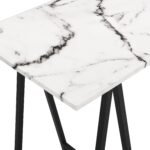 Raga Marble Effect Console Table - Image 5