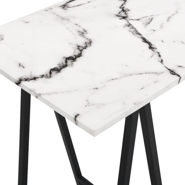 Raga Marble Effect Console Table - Image 5