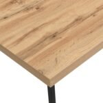 Vajo Solid Wood and Metal 1-Drawer Desk - Image 7