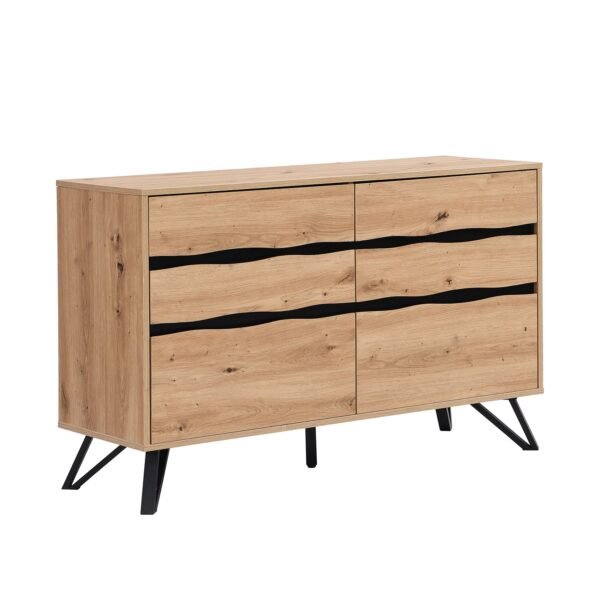 Bodo Solid Wood Chest of 6 Drawers - Image 3