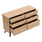Bodo Solid Wood Chest of 6 Drawers - Image 5
