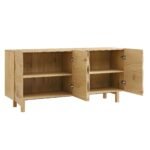 Boka Solid Wood 160 cm Wide 4 Door Sideboard - Image 5