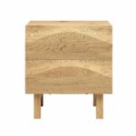 Boka Solid Wood 2-Drawer Bedside Table - Image 3