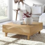 Boka Solid Wood 2-Drawer Coffee Table