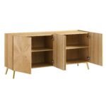 Kara Solid Wood Wide Sideboard - Image 4