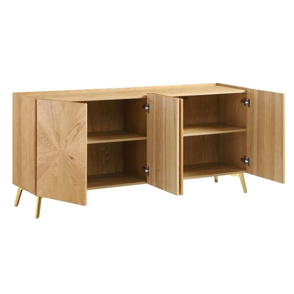 Kara Solid Wood Wide Sideboard - Image 4