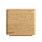 Luxe Solid Wood Bedside Table - Image 4