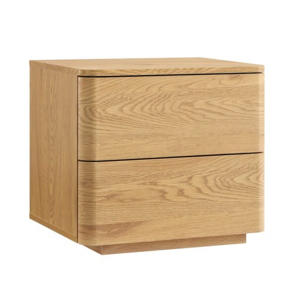 Luxe Solid Wood Bedside Table - Image 3