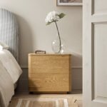 Luxe Solid Wood Bedside Table - Image 2