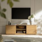 Rasa Curved Edge 150cm Wide TV Unit
