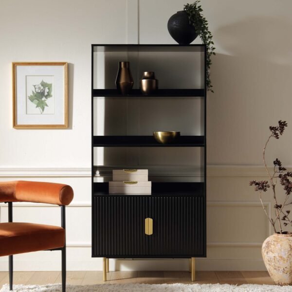 Riche Tall Bookcase with Doors - Image 2