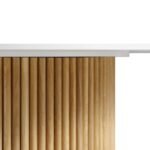 Round Pedestal Dining Table with Marble Top - Image 5