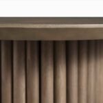 Round Pedestal Solid Wood Side Table - Image 6